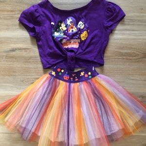 Disney Halloween 2 piece Outfit XXS